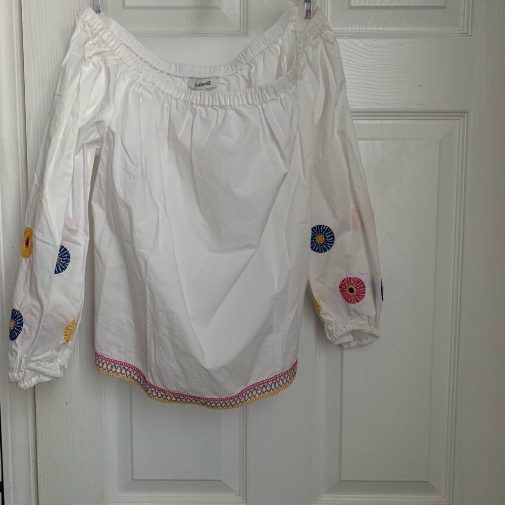 Madewell off the shoulder Top